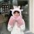 Winter Thickened Rex Rabbit Fur Scarf Hat Gloves Three-Piece Set Outdoor Keep Warm Cold-Resistant Windproof Three-in-One Scarf