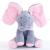 Singing Shy Soothing Baby Elephant Doll Peekaboo Elephant Music Electric Stuffed Doll Elephant Gray