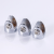 Arc-shaped mouth glass clip partition clip zinc alloy fixed clip glass furniture adjustable layer bracket sanitary ware