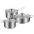 Hz445 Stainless Steel Pot Three-Piece Set Induction Cooker Gas Stove Suitable for Double-Bottom Pot Gift Combination Set Pot