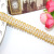 Factory Wholesale Gold and Silver Eight-Character Centipede Lace Gold Lace Ethnic Clothing Accessories Wave Herringbone 