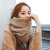 2022 Artificial Cashmere Scarf New Winter Shawl Scarf Women's Thickened Warm Tassel Scarf Scarf Winter Delivery