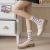 Socks2022 New Ins Trendy Korean Style Mid-Calf Length Socks Women's Autumn and Winter Online Influencer Fashion Striped Casual Socks Breathable Cotton Socks