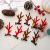 New Christmas Barrettes Spot Elk Ear Bell Side Clip Antlers Online Influencer Cute Wholesale