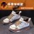 Authentic Leather High-Top Shoes Female Online Influencer New Casual Super Hot All-Matching 2022 Winter Fleece-Lined Popular INS Trendy White Shoes