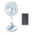 Multifunctional Lamp Folding Student Dormitory Office Small Electric Fan Solar Fan Outdoor USB Charging Wall Hanging