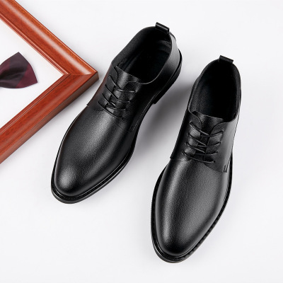 2022 New Spring and Summer Formal Leather Shoes Business Casual Men's Shoes Youth Comfortable Soft Bottom Soft Surface