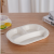 Factory Direct Sales New Creative Binaural Food Tray Wholesale Hotel Tableware Tray Customized Environmental Protection Tray