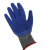 Latex gloves semi - hung blue rubber gloves rubber gloves oil - resistant rubber gloves wrinkle line gloves