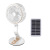 Multifunctional Lamp Folding Student Dormitory Office Small Electric Fan Solar Fan Outdoor USB Charging Wall Hanging