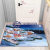 Cross-Border Christmas Bathroom Easy-Drying Floor Mat Household Faux Leather Absorbent Floor Mat Toilet Door Non-Slop Mats Direct Supply