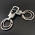 Boya 7022 Keychain Alloy Key Ring Simple Double Ring Middle Buckle Cross-Border Southeast Asia Middle East Africa Hot Sale Products