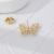 Korean Style Anti-Exposure Brooch Clasp Women's High-End Refined Zircon Butterfly Corsage Collar Pin New Pin Clothing Accessories