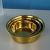Stainless Steel Gold-Plated Pet Feeding Bowl Amazon Hot Pet Supplies Pet Bowl Cat Basin Thickened Dog Food Bowl