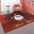 Indoor Decoration Christmas Theme Carpet Cartoon Santa Claus Bedroom Bedside Broadloom Carpet Cross-Border Home Floor Mat