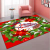 Indoor Decoration Christmas Theme Carpet Cartoon Santa Claus Bedroom Bedside Broadloom Carpet Cross-Border Home Floor Mat