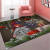 Indoor Decoration Christmas Theme Carpet Cartoon Santa Claus Bedroom Bedside Broadloom Carpet Cross-Border Home Floor Mat