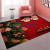 Indoor Decoration Christmas Theme Carpet Cartoon Santa Claus Bedroom Bedside Broadloom Carpet Cross-Border Home Floor Mat