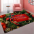 Indoor Decoration Christmas Theme Carpet Cartoon Santa Claus Bedroom Bedside Broadloom Carpet Cross-Border Home Floor Mat