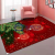 Indoor Decoration Christmas Theme Carpet Cartoon Santa Claus Bedroom Bedside Broadloom Carpet Cross-Border Home Floor Mat