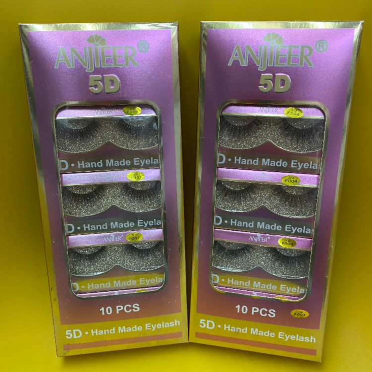 ANJIEER安睫儿5D多层立体假睫毛自然仿真超软素颜浓密跨境欧美