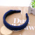 Cross-Border New Arrival European and American Style Headdress Vintage Hand-Woven Wide Brim Hair Band Headband Simple Face Washing Hair Fixer Hair Accessories