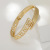 Irregular Bracelet Gold Female Asymmetric Hollow Original Design European and American Personalized Niche Factory Direct Sales Jewelry