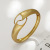 Gold Bracelet Zinc Alloy Women's European and American Taiji Shape European and American Personalized Exaggerated Style Hollow Hot Selling Clothing Ornament