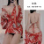 Ziqu Sexy Lingerie Sexy Kimono Deep V Temptation Japanese Style Printing Thin Uniform Bed Passion Suit 6090