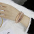Leaf Bracelet Rose Gold Female Wholesale Asymmetric European and American Personalized Exaggerated Original Design Strength Manufacturer Jewelry