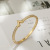 Zinc Alloy Bracelet Wholesale Women's Fashion Classic Personality Diamond-Embedded Light Luxury High-Grade European and American Foreign Trade Wholesale Ornament