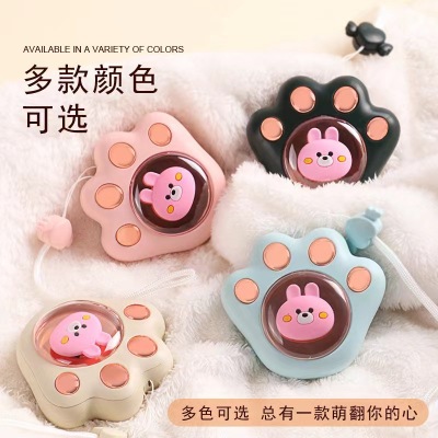 2022 New Cat's Paw Hand Warmer Mini Convenient USB Charging Cute Pet Quick Hot Gift Heating Pad