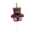 Factory Supply Korean Ins Style Cute Bear Candle Birthday Cake Candle in Stock Wholesale