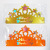 Factory Wholesale Independent Starry Sky Folding Birthday Hat Children Full-Year Adult Crown Birthday Party Hat