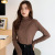 Modal Bottoming Shirt Women's Long-Sleeved T-shirt Half Turtleneck Spring, Autumn and Winter New Black Inner Western Style Tight Top