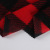 Polyester Semi-Light Printing 220G Red and Black Plaid Polar Fleece Sports Casual Clothing Knitted Velvet Fabric
