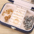 Simple and Compact Desktop Portable Multi-Layer Storage Box Ear Stud and Ring Jewelry Box Cosmetic Mirror Display Box Jewelry Box
