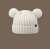 Chengwen Cute Bear Ears Oversized Loose Woolen Cap Children's Winter Thick Warm All-Match Knitted Hat Make Face Look Smaller