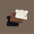 Chengwen Cute Bear Ears Oversized Loose Woolen Cap Children's Winter Thick Warm All-Match Knitted Hat Make Face Look Smaller