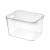 Pet Transparent Cosmetics Storage Box Desktop Mask Skin Care Box Refrigerator Refrigerated Storage Box
