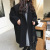 2022 Popular New Autumn and Winter Female Woolen Coat Student Korean Style Mid-Length Large Size Cloak Hepburn Style