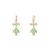 Korean Crystal Bow Niche Design Earrings 2022 Fresh Sweet Exquisite Light Luxury Ear Clips Earrings Tide