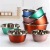 Hz297 Color Basin Three-Piece Set Extra Thick Large Reverse Side Gift Set Basin Colorful Multi-Purpose Kitchen Cook Basin European Style