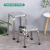 Hz156 Stainless Steel Stool Four-Leg round Chair Modern Minimalist Home Commercial Hotel Multi-Purpose Stool Stainless Steel Chair