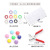 Colorful Hollow Solid Prong Snap Button Hidden Hook Snap Button Snap Fastener Metal Button Clothes Button Snap Fastener Suit
