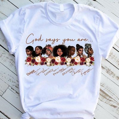 Fashion Customized  black girl beautiful Magic T Shirt Women