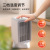 1000W Shaking Head Mute Heater Home Office Desktop Warm Air Blower Small Foot Warmer Hand Warmer Electric Heater