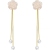 New Milky White Camellia One Style for Dual-Wear 925 Silver Pin Earrings Korean Gentle Elegant Style Pearl Tassel Earrings