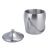 Hz444 Stainless Steel Double-Layer Ice Bucket Thickened Portable with Lid Ice Bucket Heat and Cold Insulation Binaural Drum-Shaped Champagne Bucket