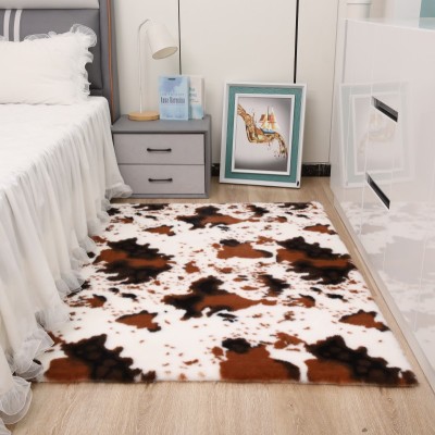 Amazon Rex Rabbit Plush Imitation Rabbit Fur Carpet Nordic Sand Chair Bedside Bedroom Children's Room Carpet Floor Mat